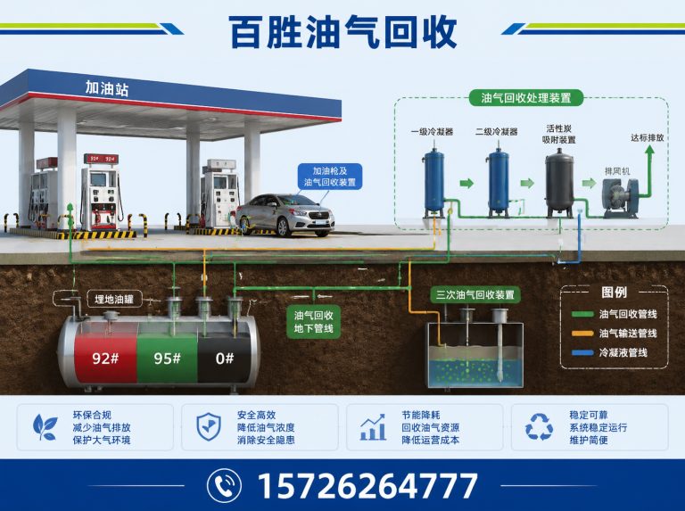 青岛加油站油气回收系统展示图